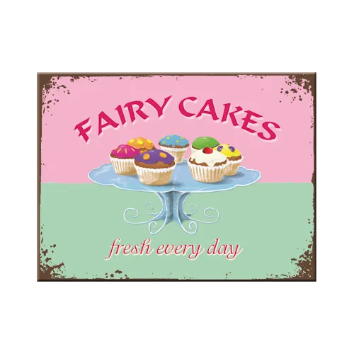 nostalgic-art-fairy-cakes-fresh-every-day-calamita-da-frigo-6x8-cm image 1