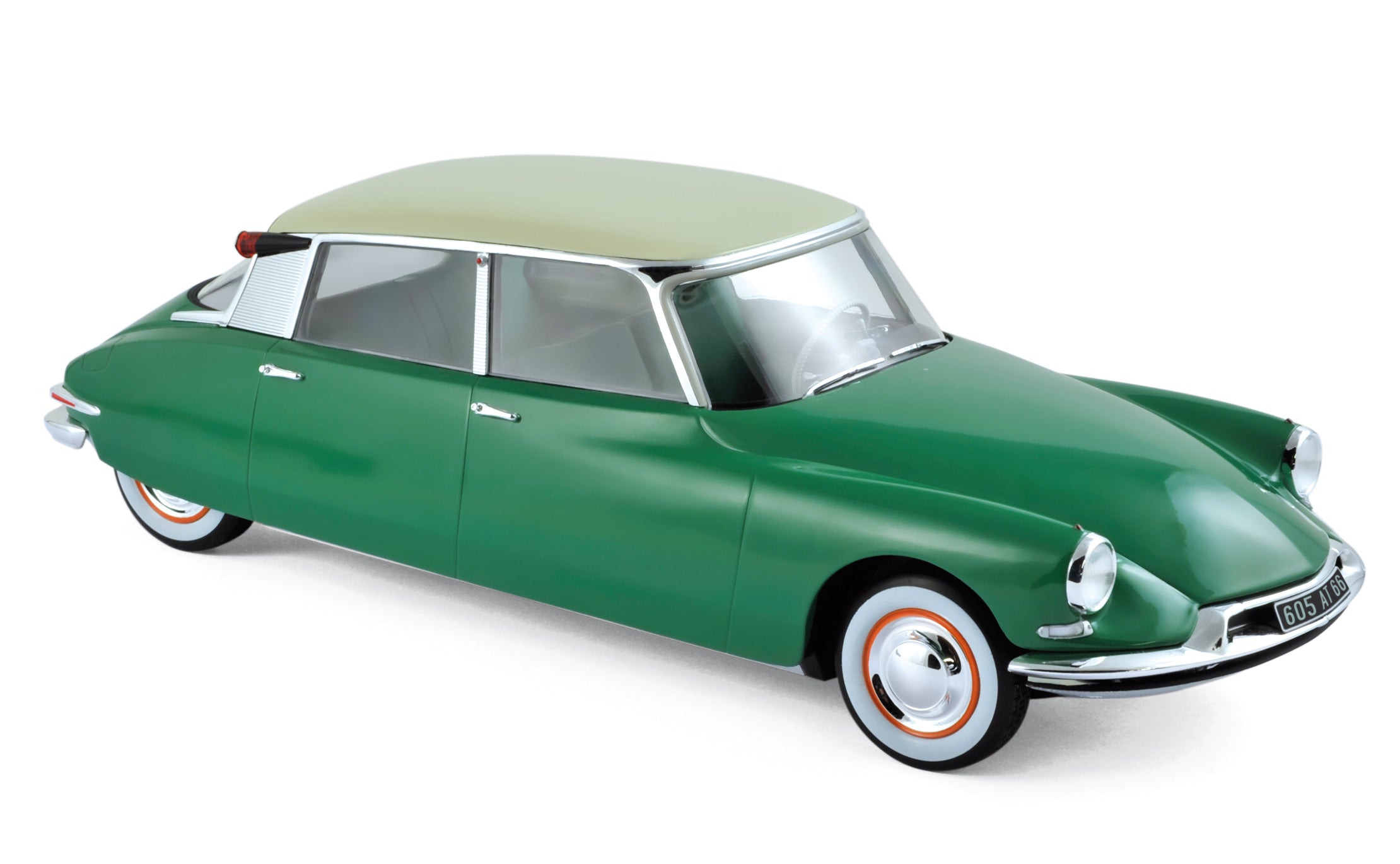 norev-citro-n-ds-19-1956-verde-primavera-champagne-modellino-auto-1-18 image 1