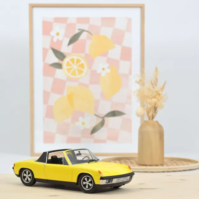 norev-vw-porsche-914-6-1973-gialla-modellino-auto-1-18 image 1