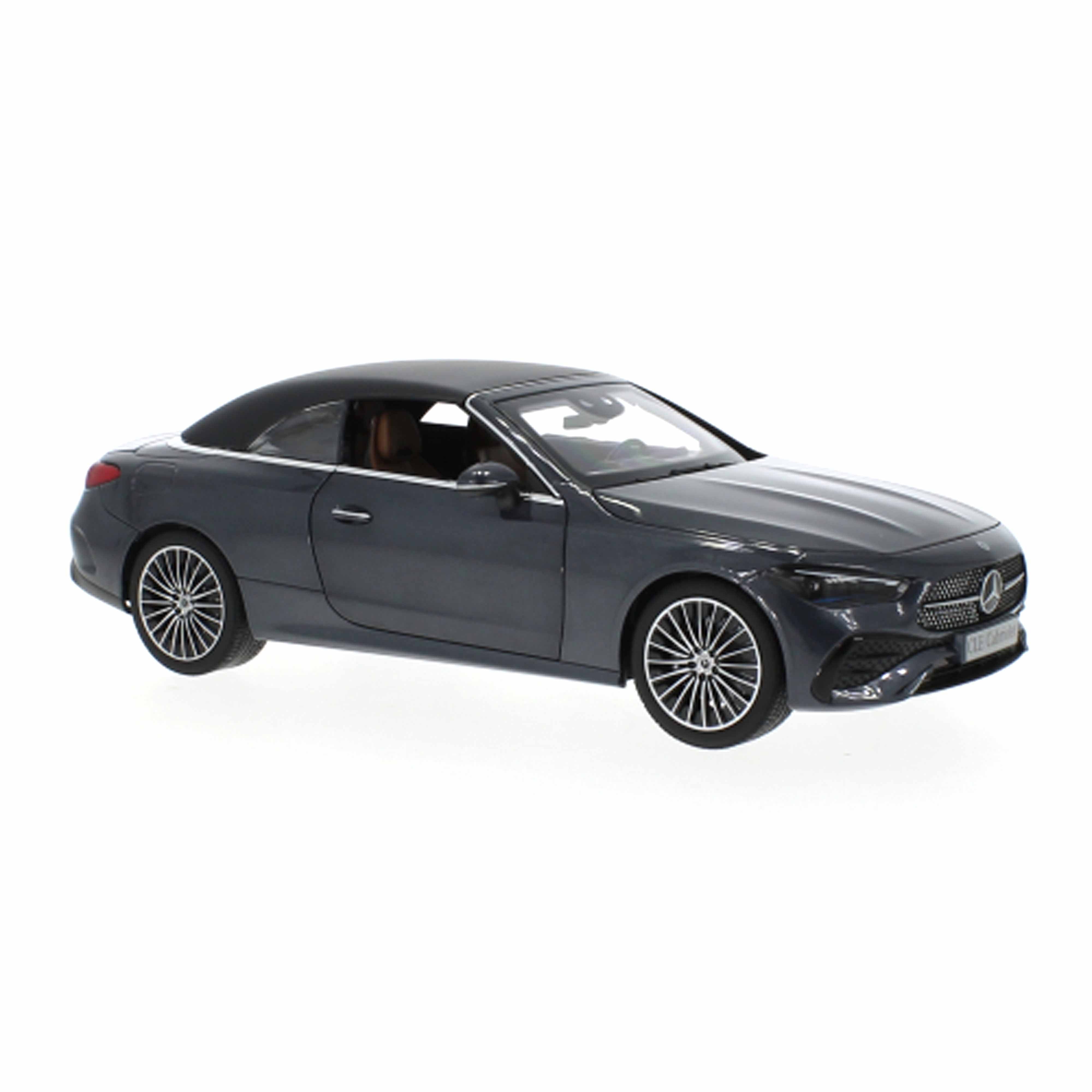 norev-mercedes-benz-cle-cabriolet-2023-grigio-grafite-1-18-modellino-die-cast image 1