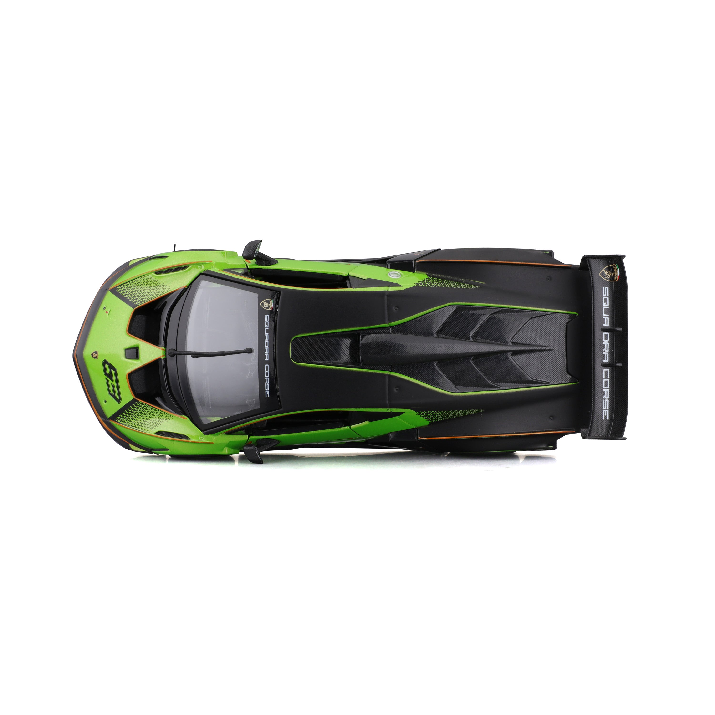 bburago-lamborghini-essenza-scv12-1-24-verde-e-nero-hypercar-race-diecast image 7