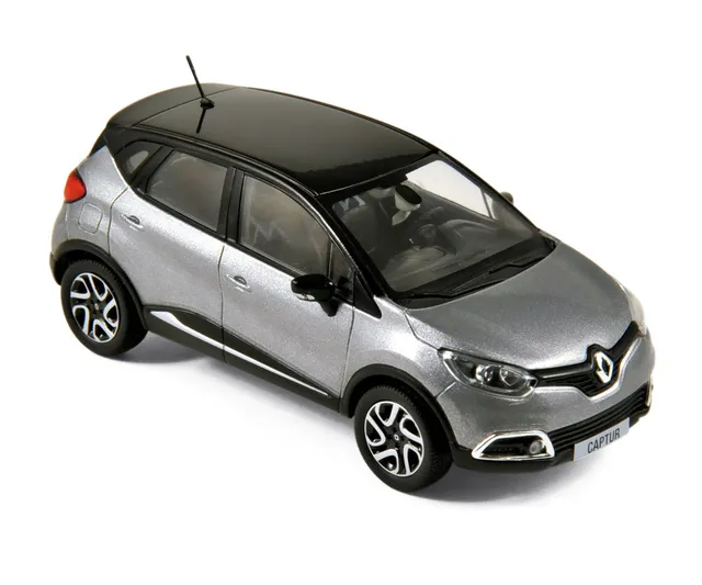 norev-renault-captur-2013-modellino-auto-1-43-grigio-cassiopea-e-nero image 1