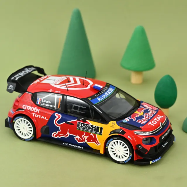 norev-citro-n-c3-wrc-2019-rallye-monte-carlo-n-1-ogier-ingrassia-modellino-1-18 image 1