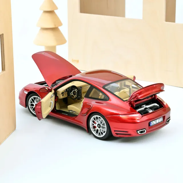 norev-porsche-911-turbo-2010-rosso-metallizzato-1-18-200-pezzi-2 image 1