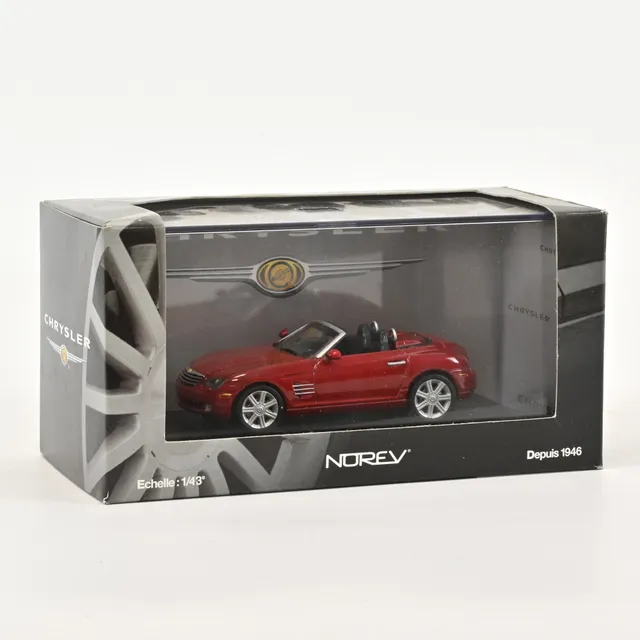 norev-chrysler-crossfire-roadster-rosso-cristal-scala-1-43-modellino-die-cast image 1