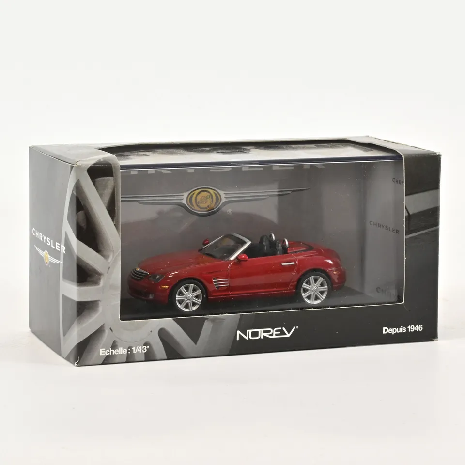 norev-chrysler-crossfire-roadster-rosso-cristal-scala-1-43-modellino-die-cast image 1