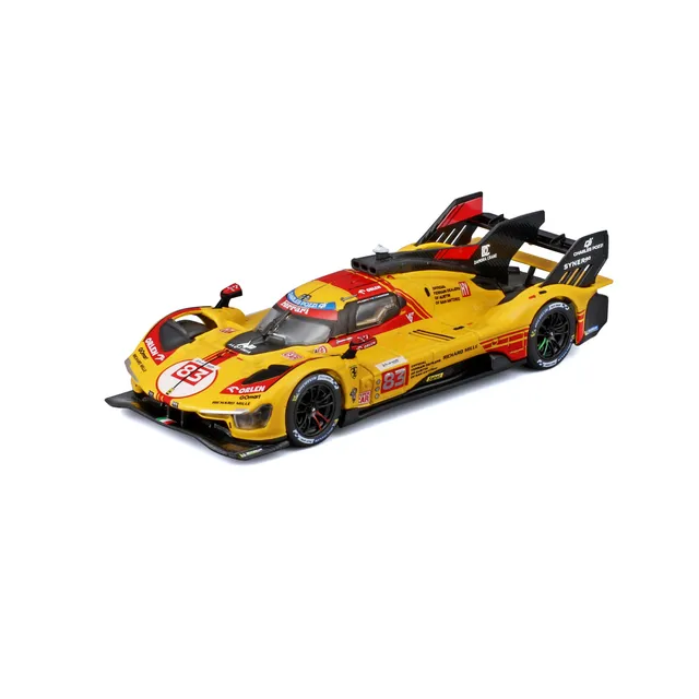 bburago-ferrari-499p-83-24h-le-mans-2024-1-43-con-teca-die-cast image 1