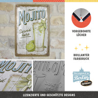 nostalgic-art-mojito-served-here-targa-in-metallo-20x30-cm-2 image 2