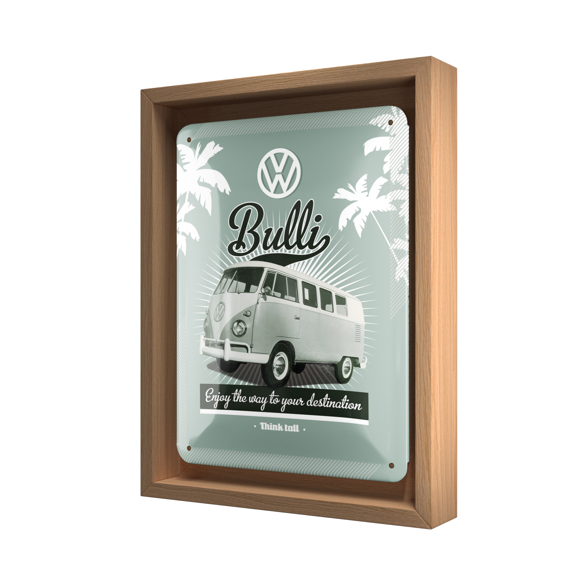 nostalgic-art-vw-retro-bulli-targa-in-metallo-15x20-cm image 4