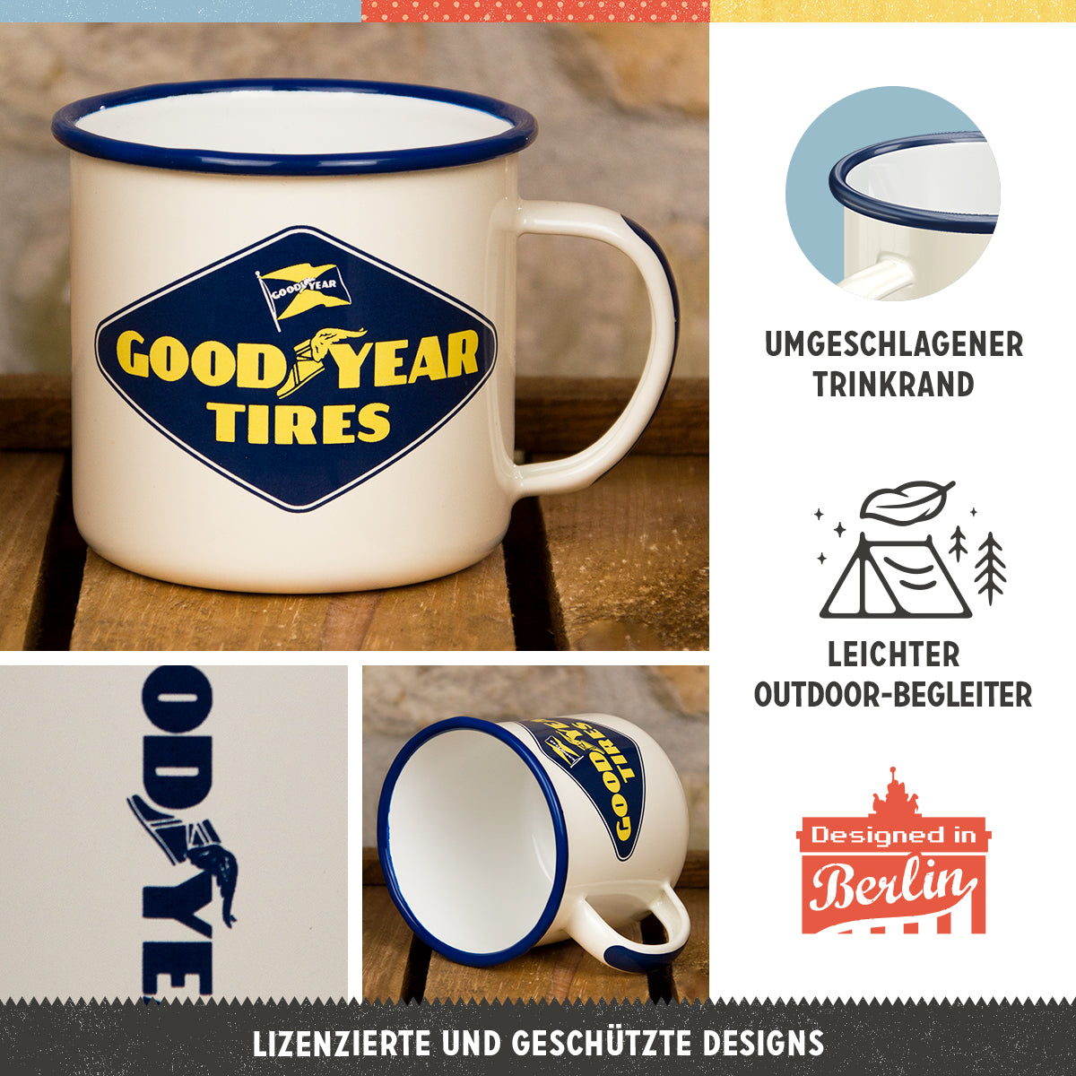 nostalgic-art-goodyear-logo-white-tazza-smaltata-in-acciaio-360-ml image 3