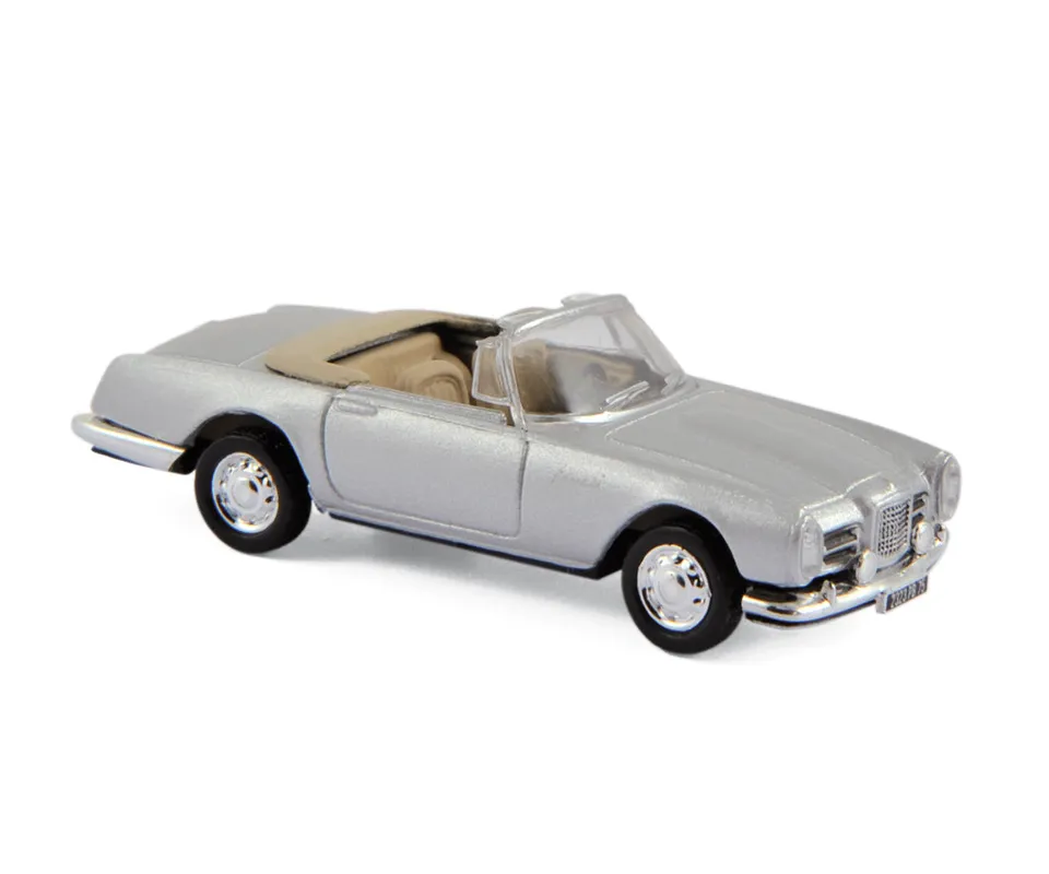 norev-facel-vega-iii-cabrio-1963-argent-1-87-auto-d-epoca-in-miniatura image 1