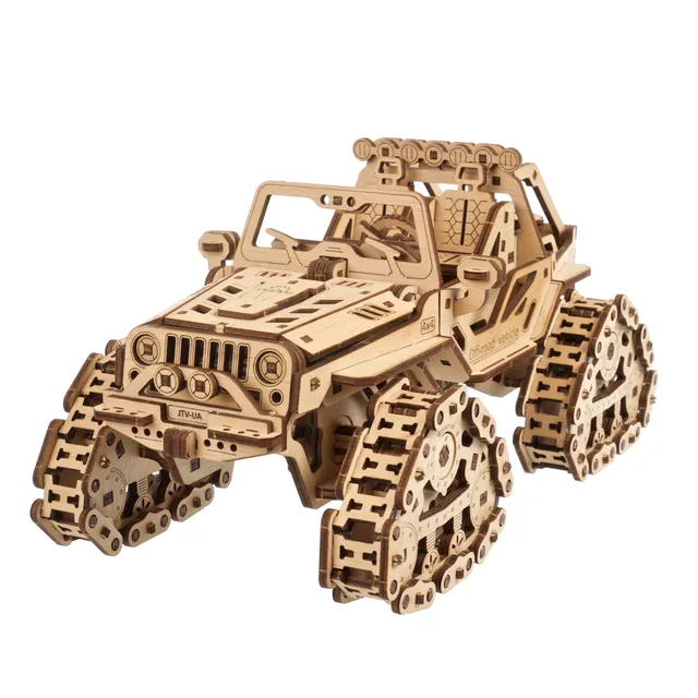 ugears-tracked-off-road-vehicle-modellino-meccanico-in-legno-1-24 image 1