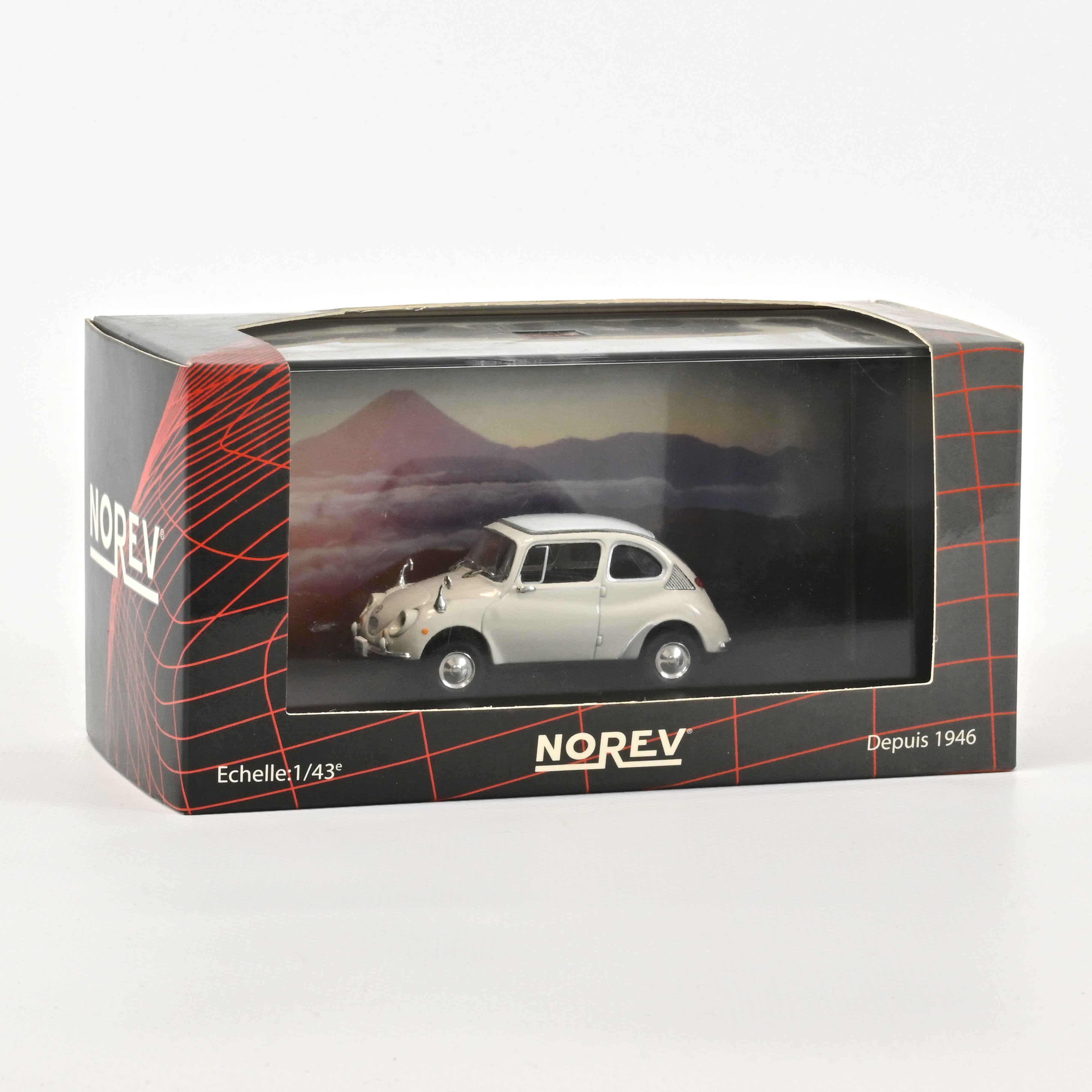 norev-subaru-360-1967-bianca-1-43-modellino-auto-giapponese-d-epoca image 1