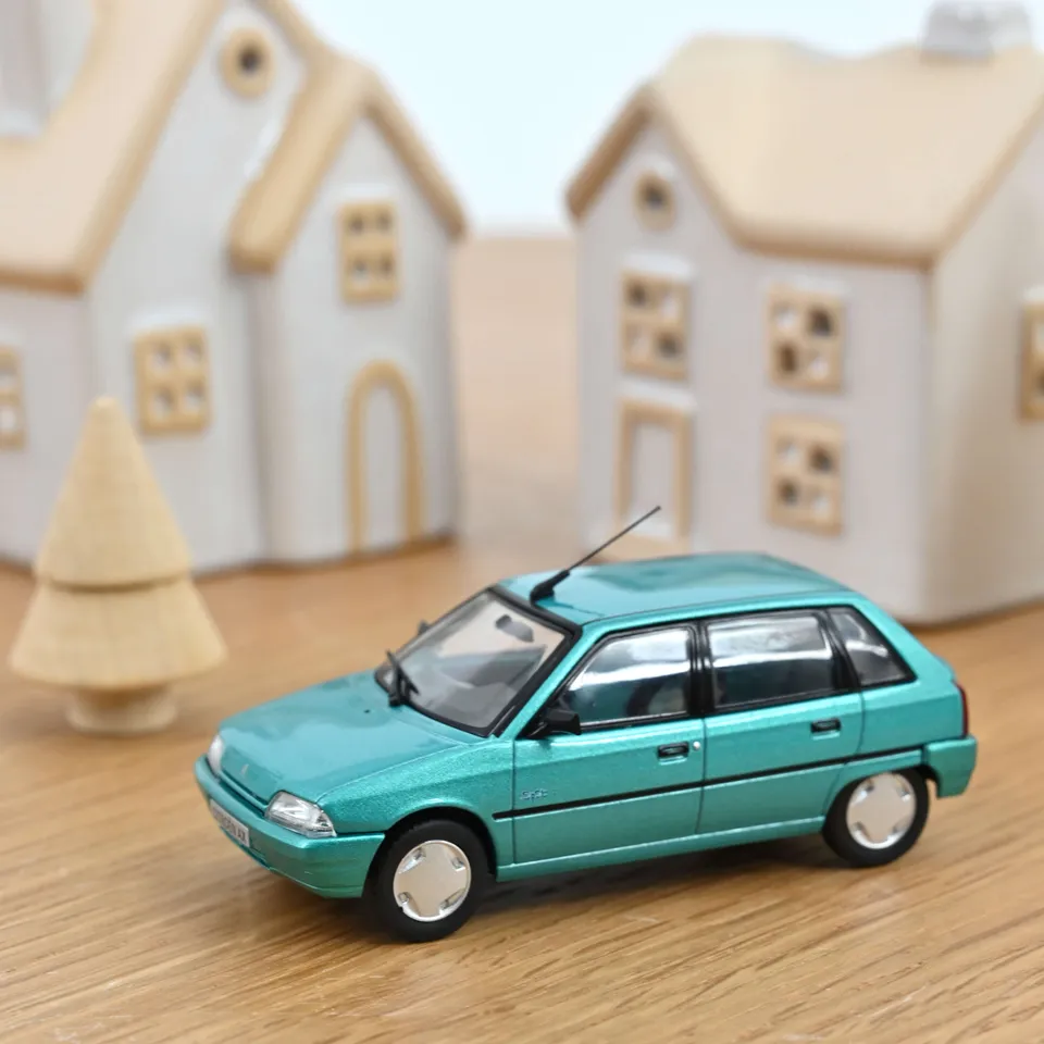 norev-citro-n-ax-5-porte-vert-polyn-sie-1-43-youngtimer image 1
