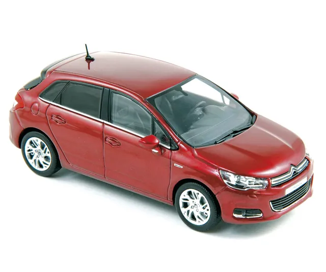 norev-citro-n-c4-2010-berlina-1-43-rosso-modellino-die-cast image 1