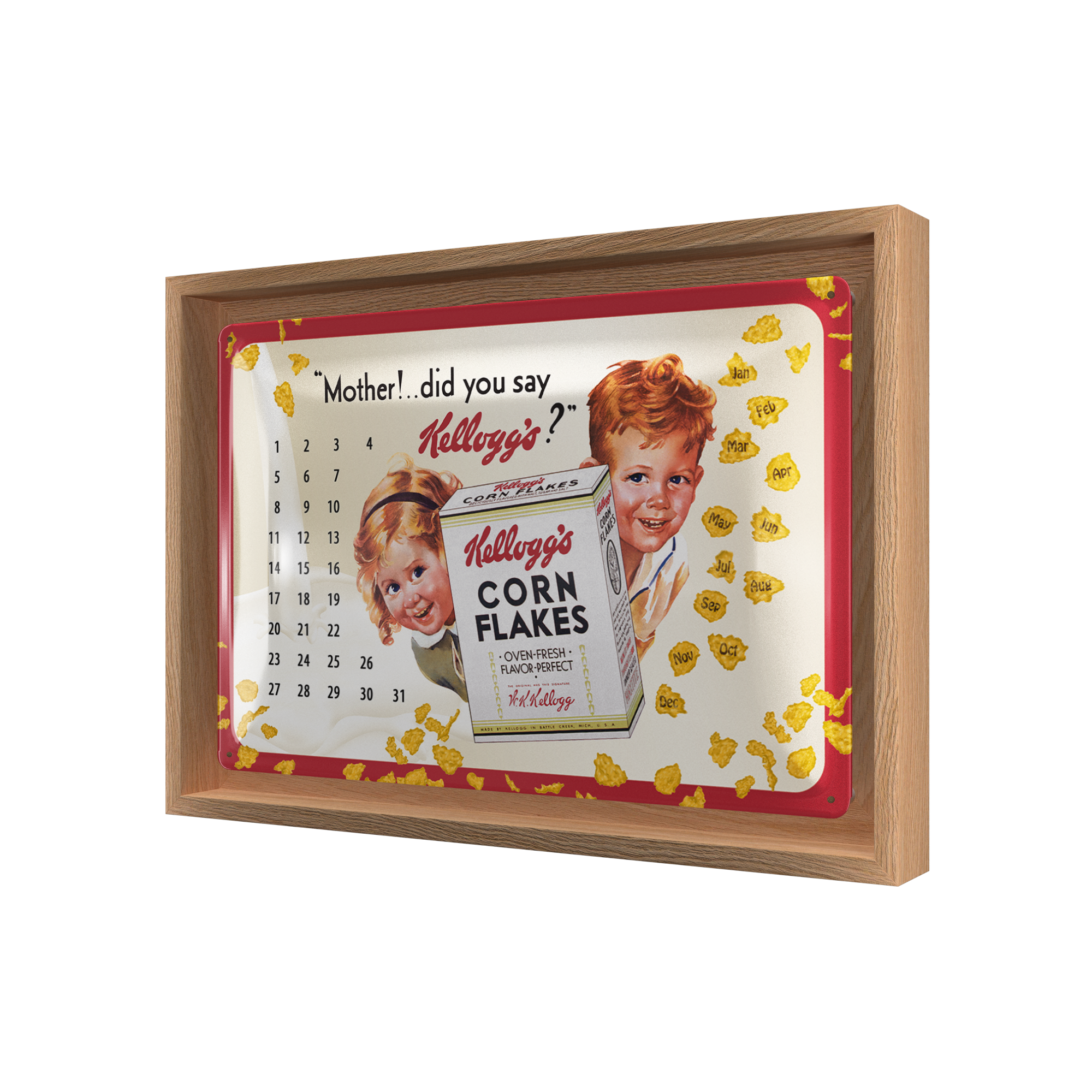 nostalgic-art-kellogg-s-mother-insegna-n-frame-m-edition-24x33-5-cm image 1