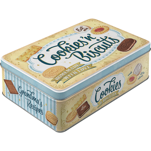 nostalgic-art-cookies-n-biscuits-scatola-in-metallo-piatta-2-5-l-2 image 1