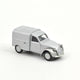 norev-citro-n-2cv-fourgonnette-1950-modellino-furgone-1-64-grigio image 2