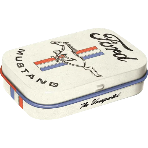 nostalgic-art-ford-mustang-horse-stripes-logo-scatola-tascabile-per-mentine image 1