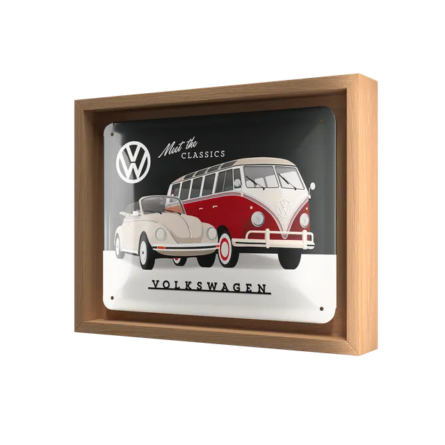 nostalgic-art-vw-meet-the-classics-n-frame-s-edition-18-5x24-cm image 1