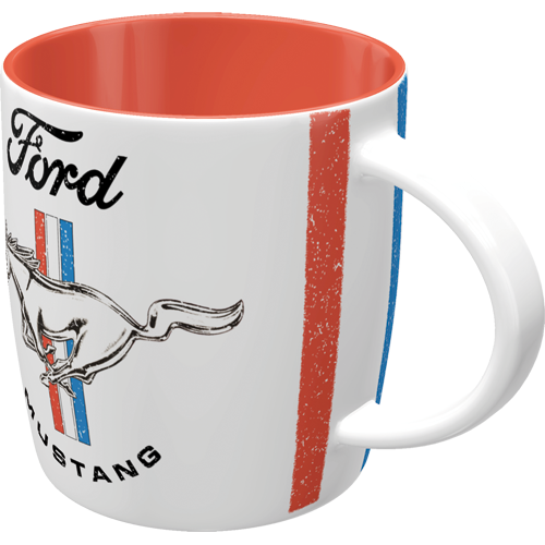 nostalgic-art-ford-mustang-horse-stripes-logo-tazza-in-ceramica-330-ml image 2