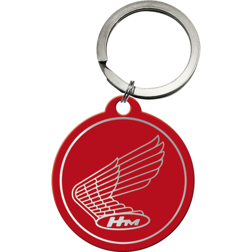nostalgic-art-honda-logo-red-portachiavi-tondo image 1