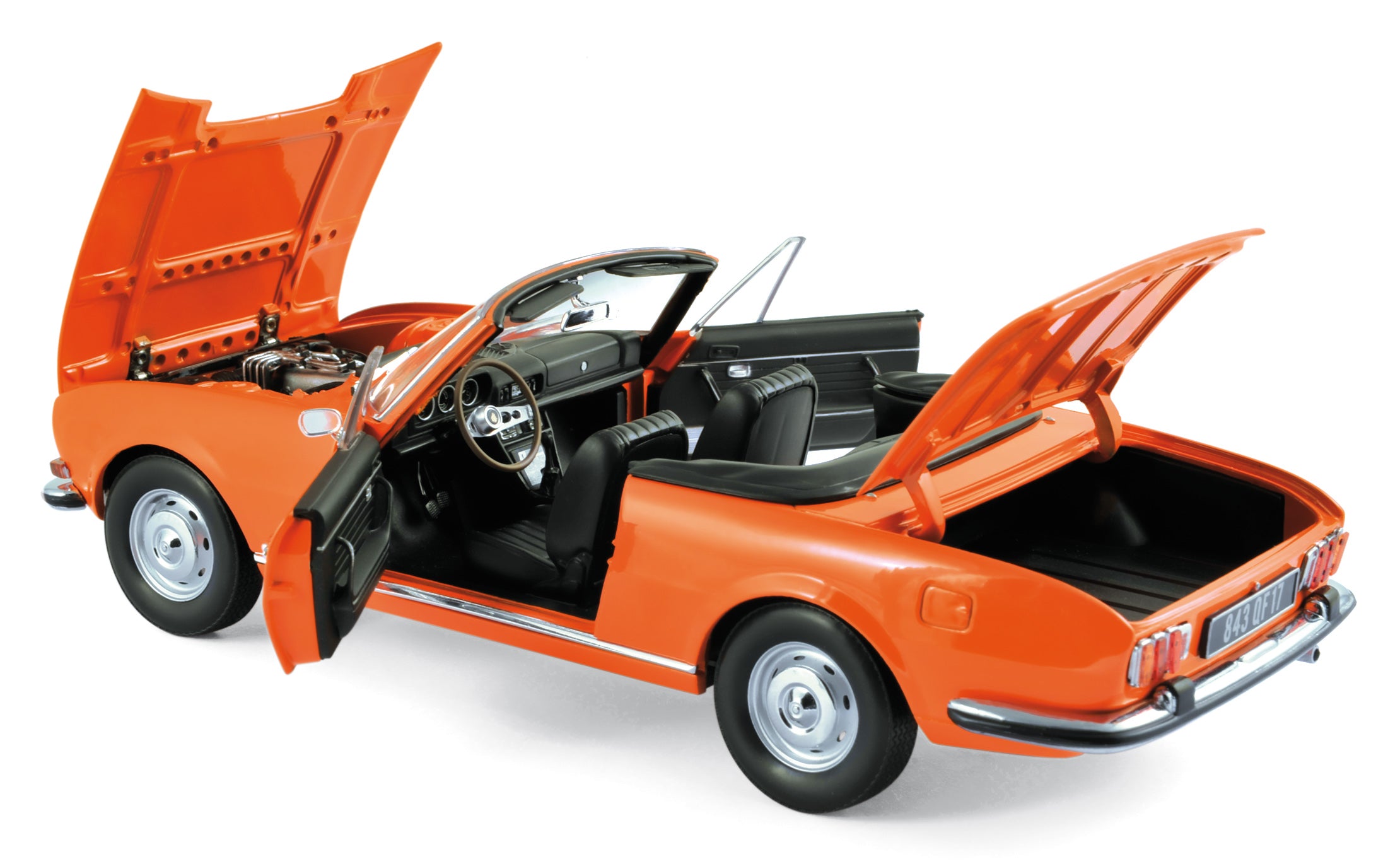norev-peugeot-504-cabriolet-1970-modellino-auto-1-18-arancione-capucine image 2