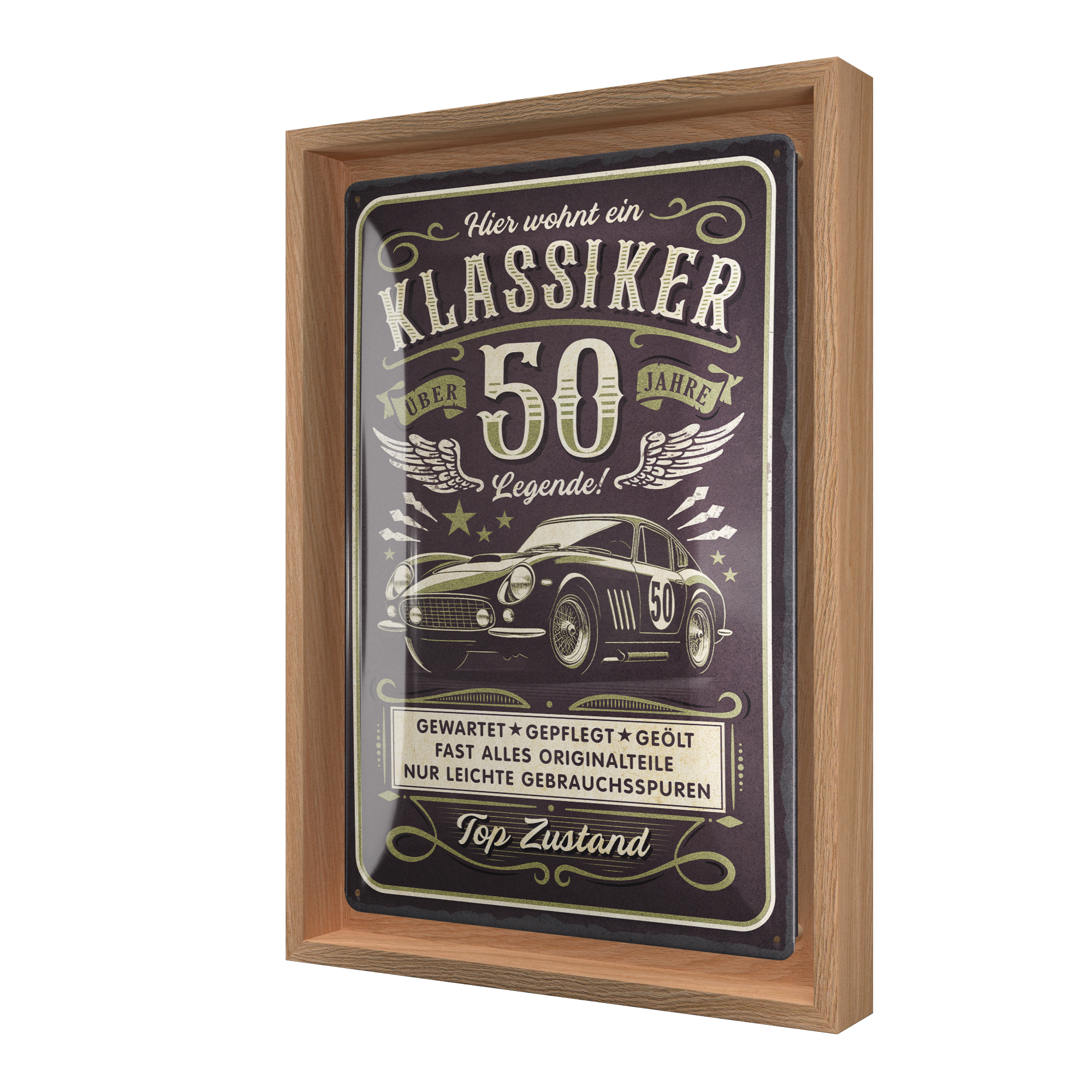 nostalgic-art-hier-wohnt-ein-klassiker-50-cornice-n-frame-m-24x33-5-cm-2 image 1
