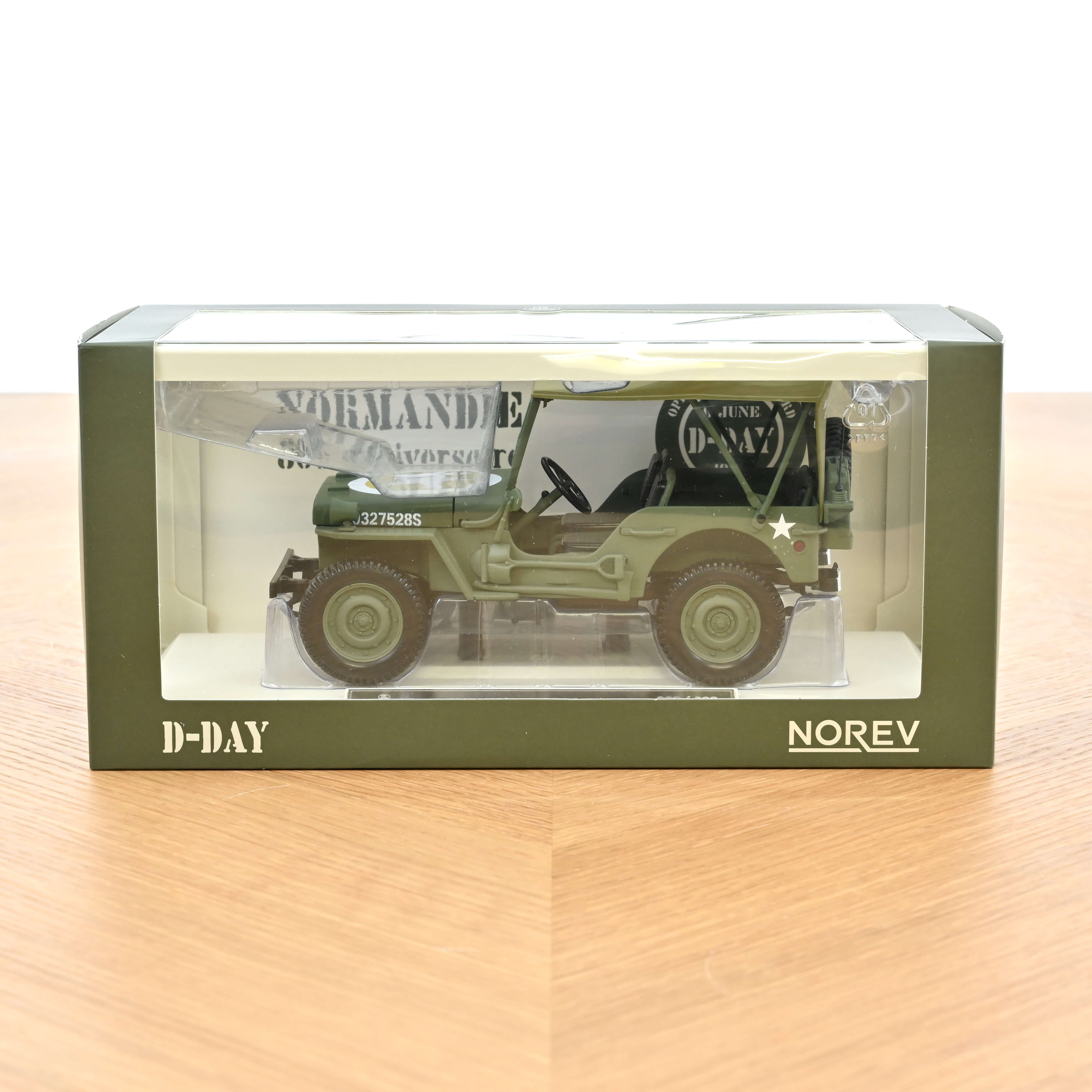 norev-jeep-militare-1944-1st-div-inf-hq-modellino-1-18-edizione-200-pz image 7