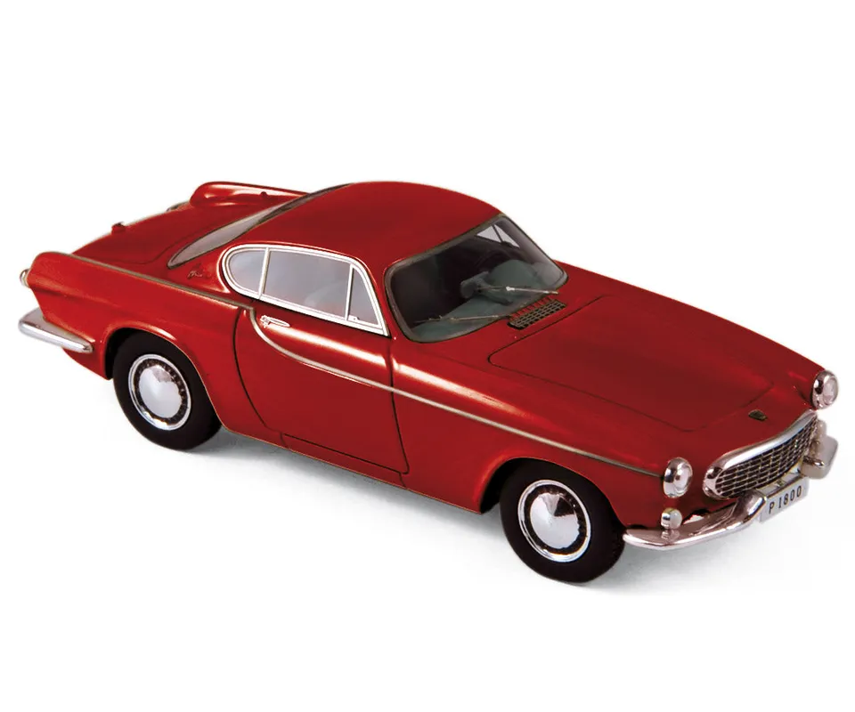 norev-volvo-p1800-1963-rossa-1-43-modellino-coup-d-epoca-die-cast image 1