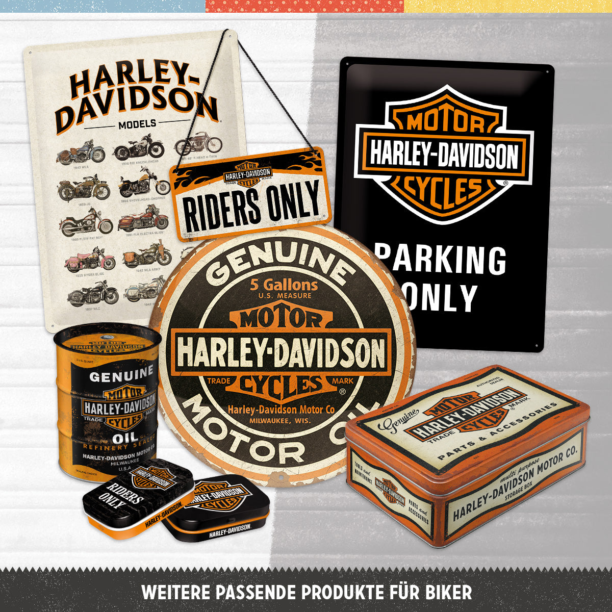 nostalgic-art-harley-davidson-garage-portachiavi-4-cm image 5