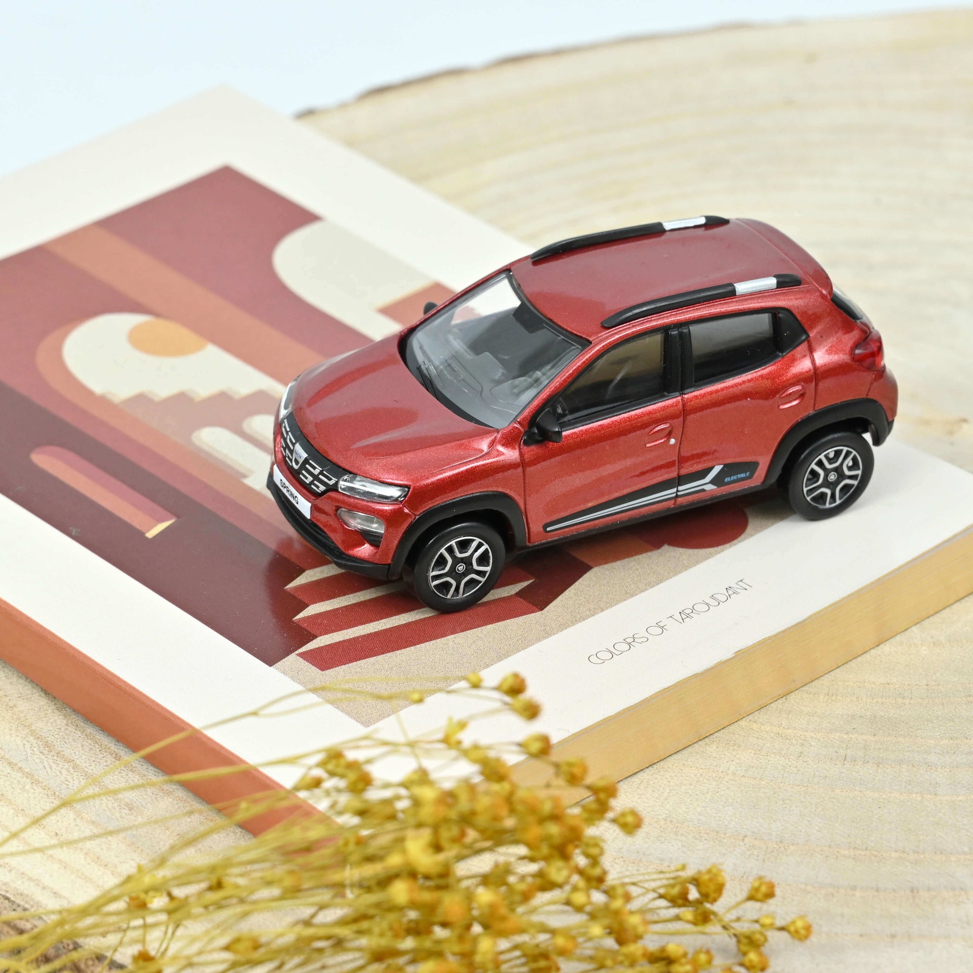 norev-dacia-spring-comfort-2022-modellino-auto-1-43-goji-red image 1