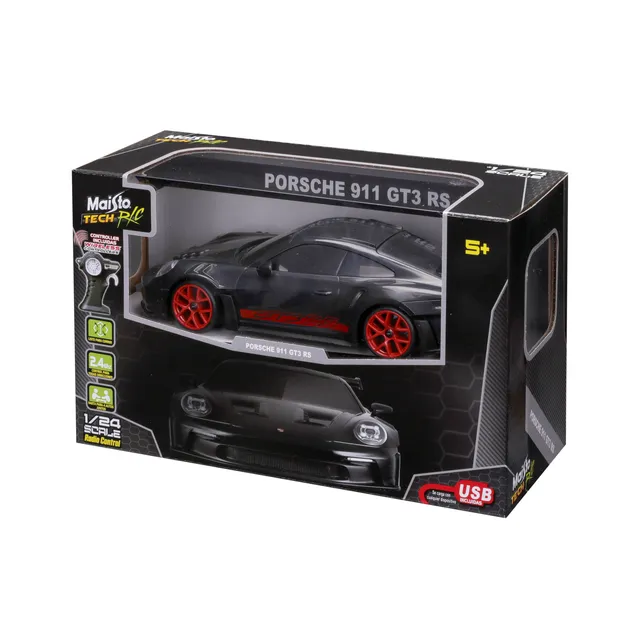 maisto-tech-porsche-911-gt3-rs-radiocomandata-1-24-special-pack-nera image 1