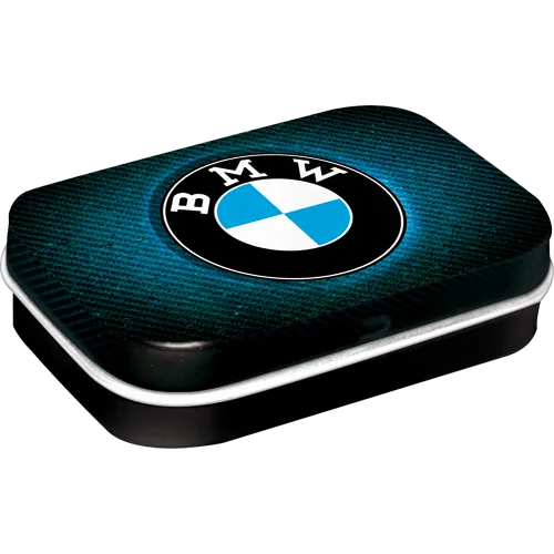 nostalgic-art-bmw-logo-blue-shine-scatolina-tascabile-in-metallo image 1