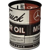 nostalgic-art-daimler-truck-motor-oil-salvadanaio-barile-olio-600-ml image 4