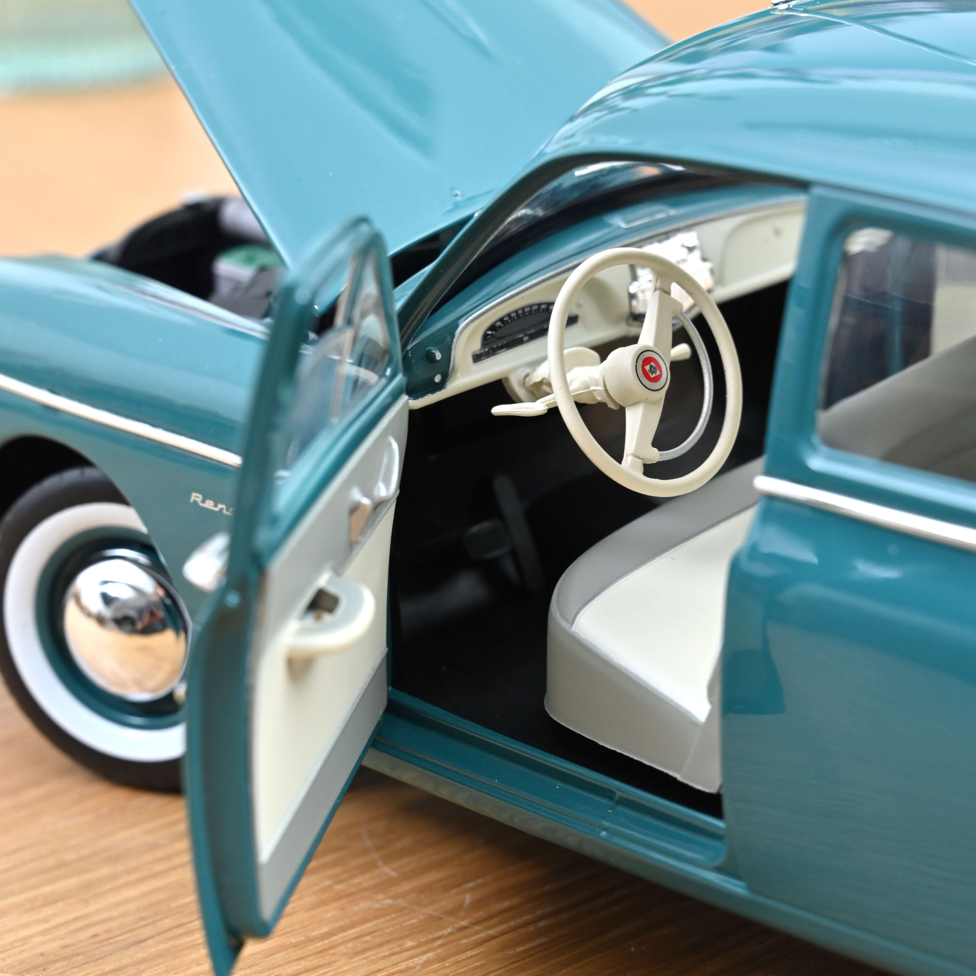 norev-renault-fr-gate-1960-automodello-1-18-verde-s-vign-con-aperture image 4