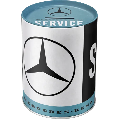 nostalgic-art-mercedes-benz-service-salvadanaio-in-metallo-1-litro image 1