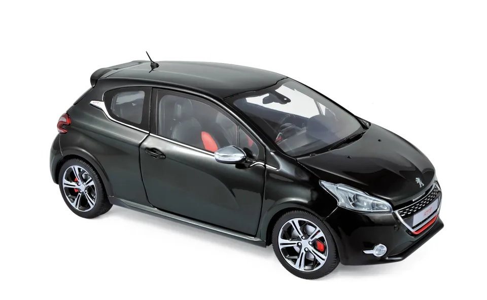 norev-peugeot-208-gti-2013-modellino-auto-1-18-nero-perla-nera image 1