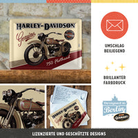 nostalgic-art-harley-davidson-flathead-metal-card-10x14-cm image 3