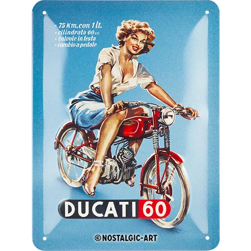 nostalgic-art-ducati-cilindrata-60-pin-up-targa-in-metallo-15x20-cm-2 image 1