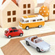 norev-vintage-gift-box-3-pezzi-jet-car-1-43-porsche-911-targa-vw-combi-t2-fiat-5 image 2