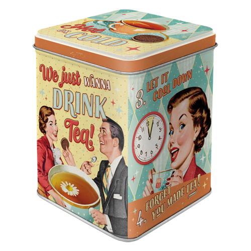 nostalgic-art-say-it-50s-tea-cookies-together-scatola-t-metallo-100-g-7-5x7-5x9- image 1