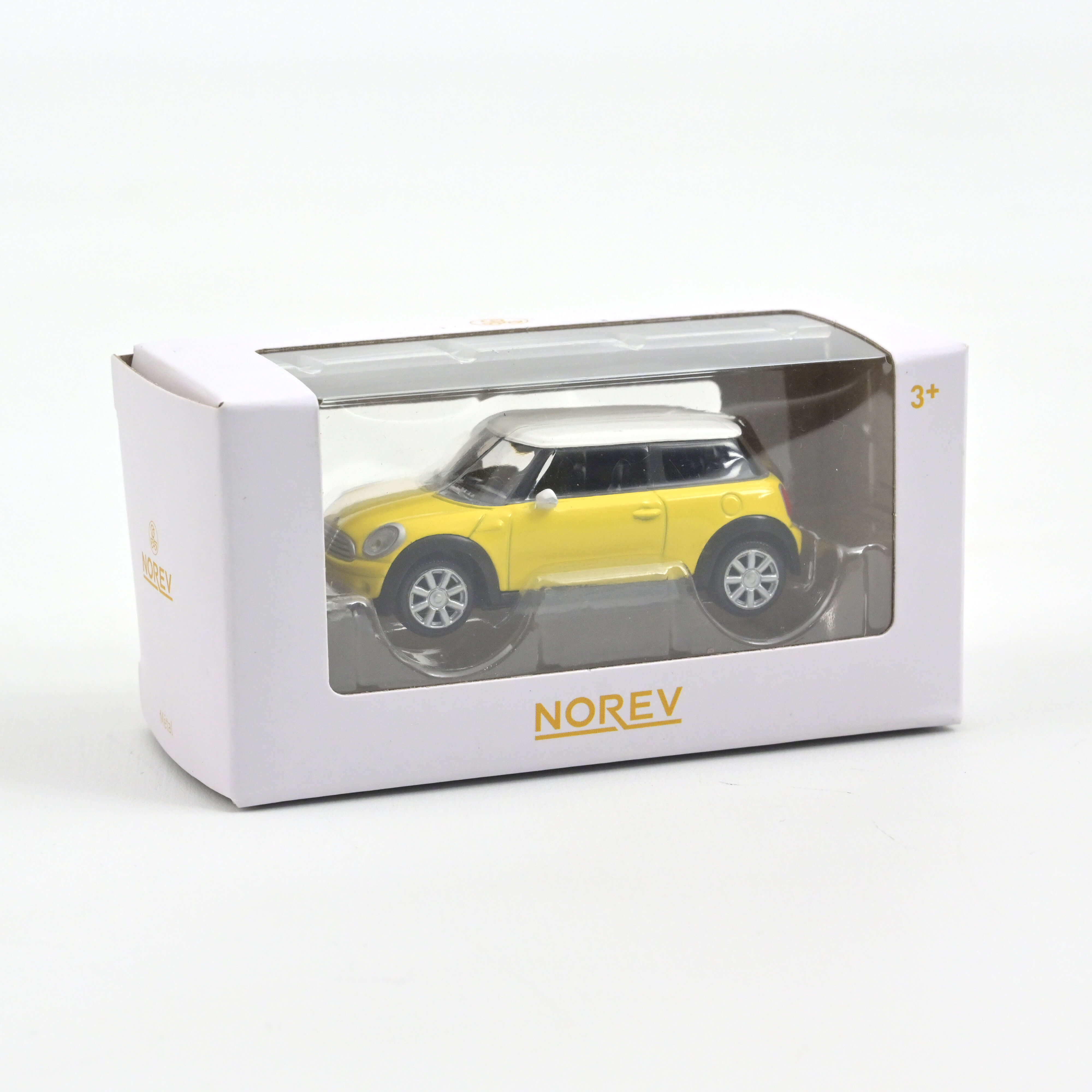norev-mini-cooper-one-mellow-yellow-modellino-auto-1-54-giallo image 2