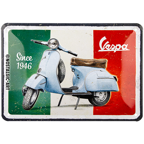 nostalgic-art-vespa-since-1946-targa-in-metallo-15x20-cm-2 image 1