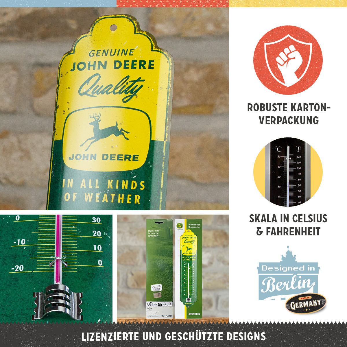 nostalgic-art-john-deere-in-all-kinds-of-weather-termometro-da-parete-in-metallo image 3