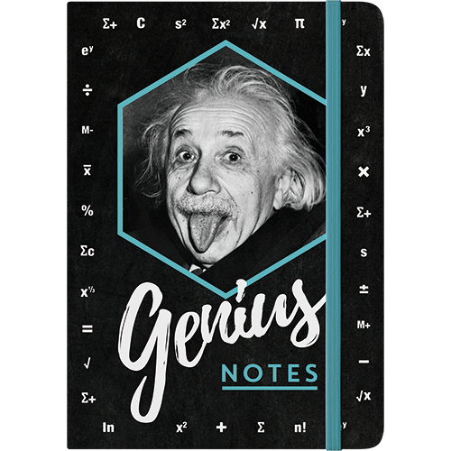nostalgic-art-einstein-genius-notes-taccuino-a5-128-pagine image 1
