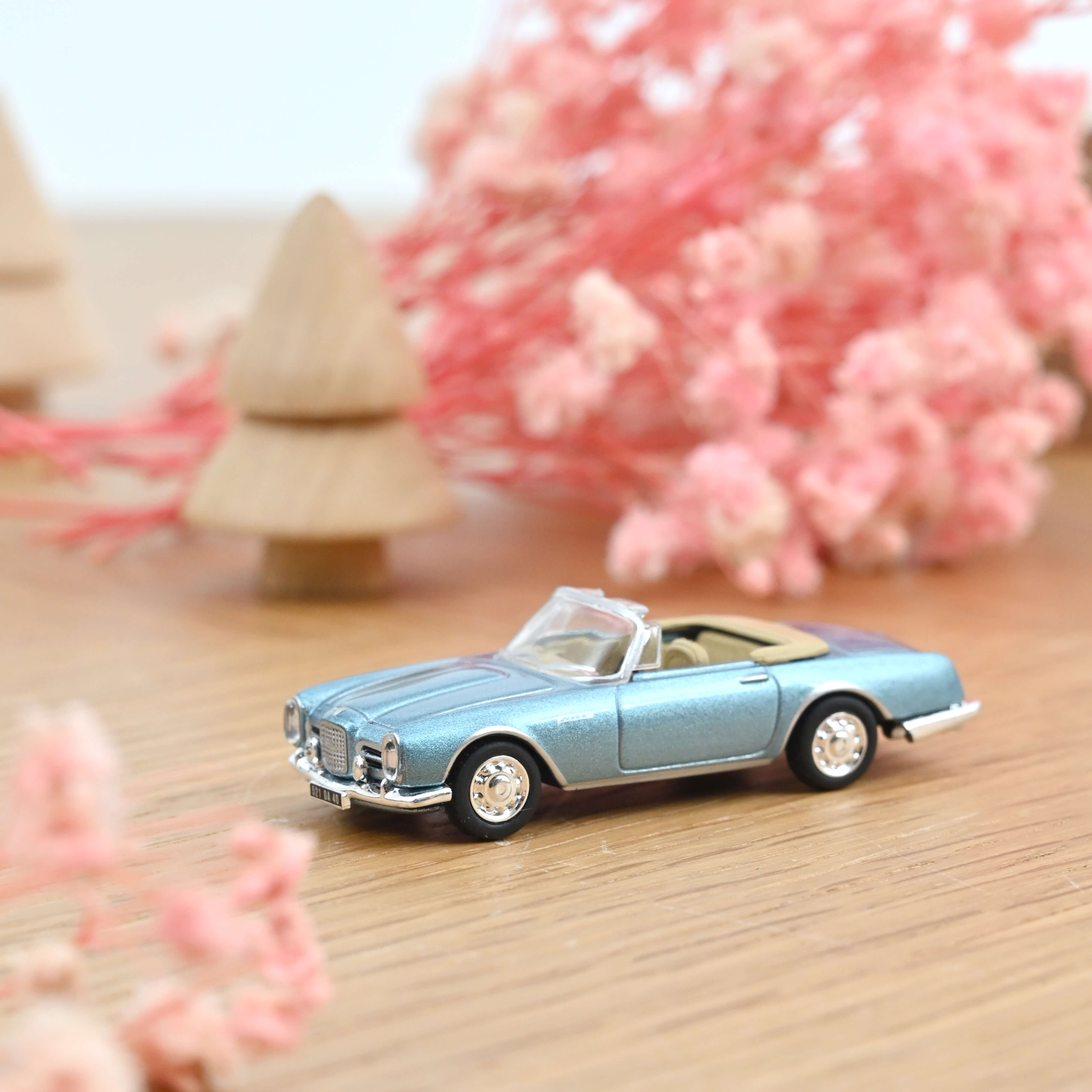 norev-facel-vega-iii-cabrio-1963-modellino-auto-1-87-blu-metallizzato image 2