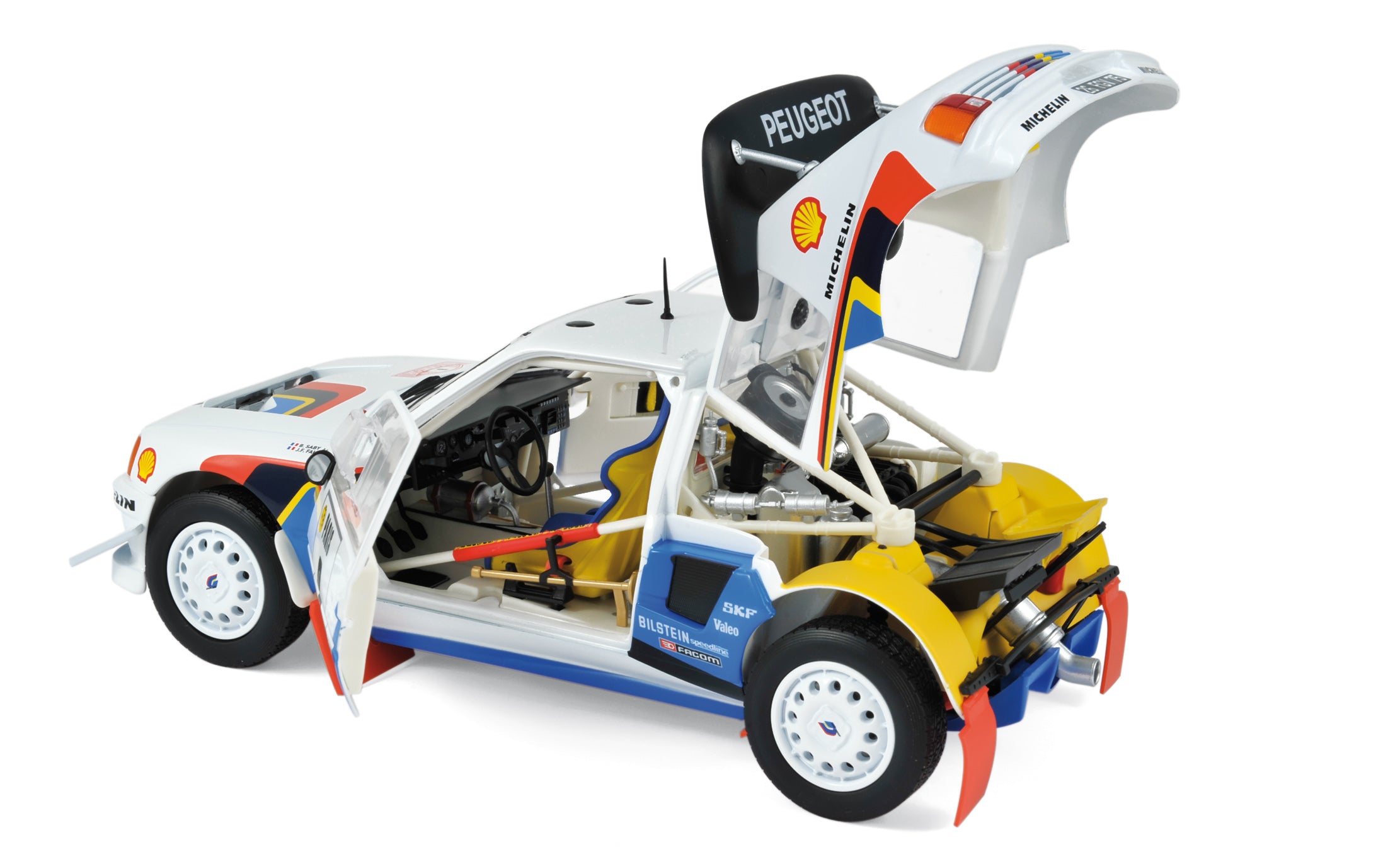 norev-peugeot-205-t16-1986-rallye-monte-carlo-n-8-saby-fauchille-modellino-auto- image 2