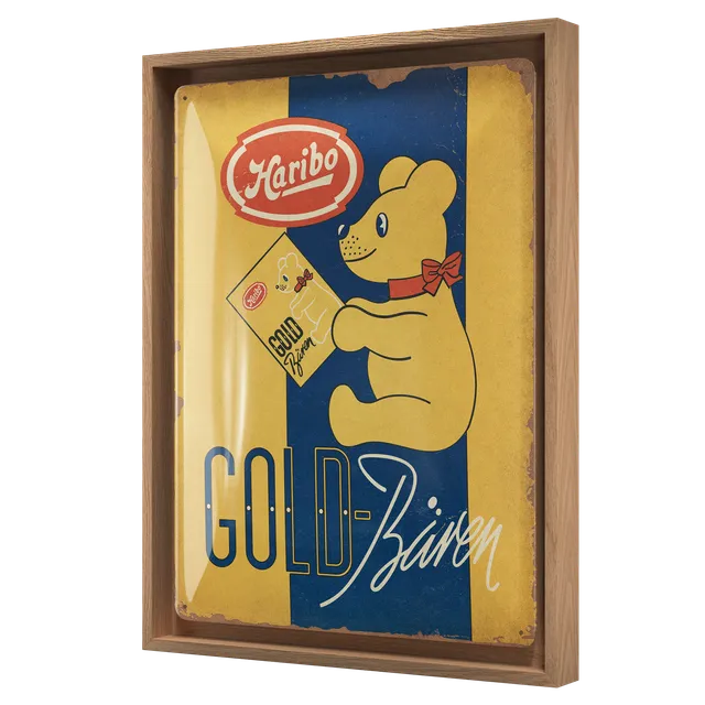 nostalgic-art-haribo-goldb-ren-vintage-gold-cornice-n-frame-l-33-5x44-cm image 1