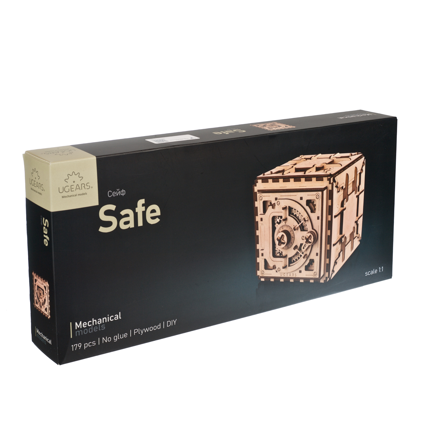 ugears-safe-cassaforte-puzzle-3d-in-legno-con-combinazione image 5